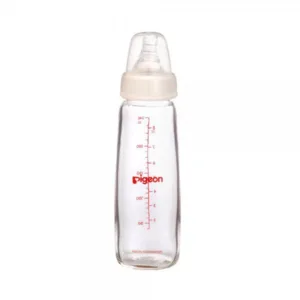 Pigeon Nursing Bottle With Peristaltic Nipple (Glass)