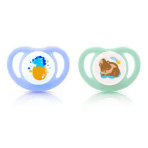 PIGEON MINILIGHT SOFTEST SILICONE BOY PACIFIER 2PCS - S