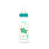 Pigeon Flexible standard neck feeder, standard neck baby bottle 240ml, printed baby feeder, turtle print nursing bottle, teal cap baby bottle, anti colic feeding bottle, BPA free PP bottle, Mini and Me online shop