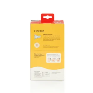A twin pack containing two clear Pigeon Flexible Peristaltic nursing bottles (240ml) with the red Pigeon logo and clean white collar caps.