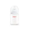 Pigeon SofTouch BPP wide neck nursing bottle 160ml featuring a compact design with clear measurement lines and a white cap.