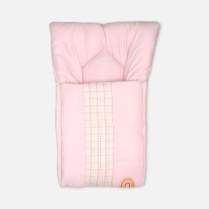 Premium Pink Plaid Baby Carry Nest