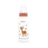 Pigeon Flexible standard neck PP RP feeder bottle 240ml featuring a colorful swimming sea turtle illustration with a teal collar cap.