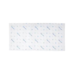 Farlin Baby white quilted changing mat with blue patterns, displayed flat against a plain background for the Mini & Me online store.